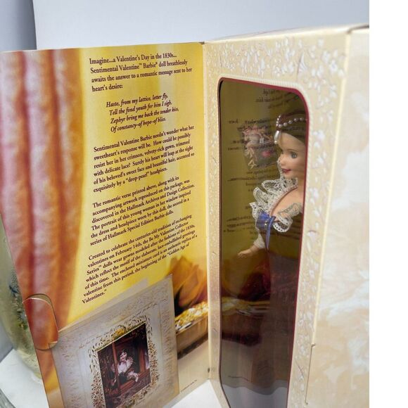 1996 Sentimental Valentine Victorian Barbie Doll Hallmark SE, Downton Abbey - Picture 2 of 7